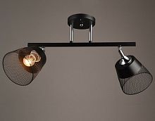 Люстра потолочная двухрожковая Мелодия Света E27 Черный картинка 